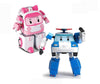 4" TRANSFORMING ROBOT - 2pcs Bundle (POLI, AMBER)