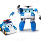 4" TRANSFORMING ROBOT - 2pcs Bundle (POLI, AMBER)