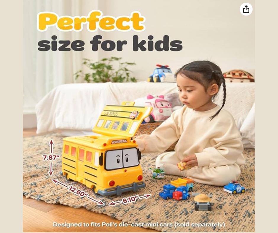 Robocar Poli School Bus Carrying Case – Official Robocar POLI Toys
