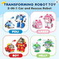 4" TRANSFORMING ROBOT - 4pcs Bundle (POLI, ROY, AMBER, HELLY)