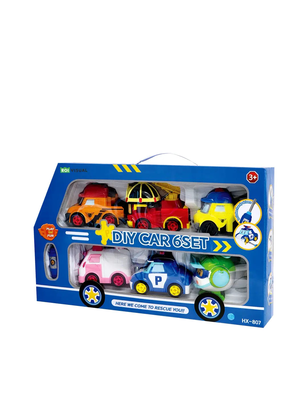 Robocar Poli DIY Car 6 Set