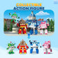 4" TRANSFORMING ROBOT - 4pcs Bundle (POLI, ROY, AMBER, HELLY)