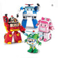 4" TRANSFORMING ROBOT - 4pcs Bundle (POLI, ROY, AMBER, HELLY)