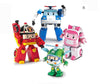 4" TRANSFORMING ROBOT - 4pcs Bundle (POLI, ROY, AMBER, HELLY)