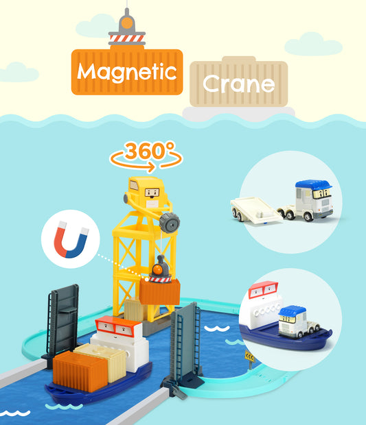 Poli Official Cargo Station Playset