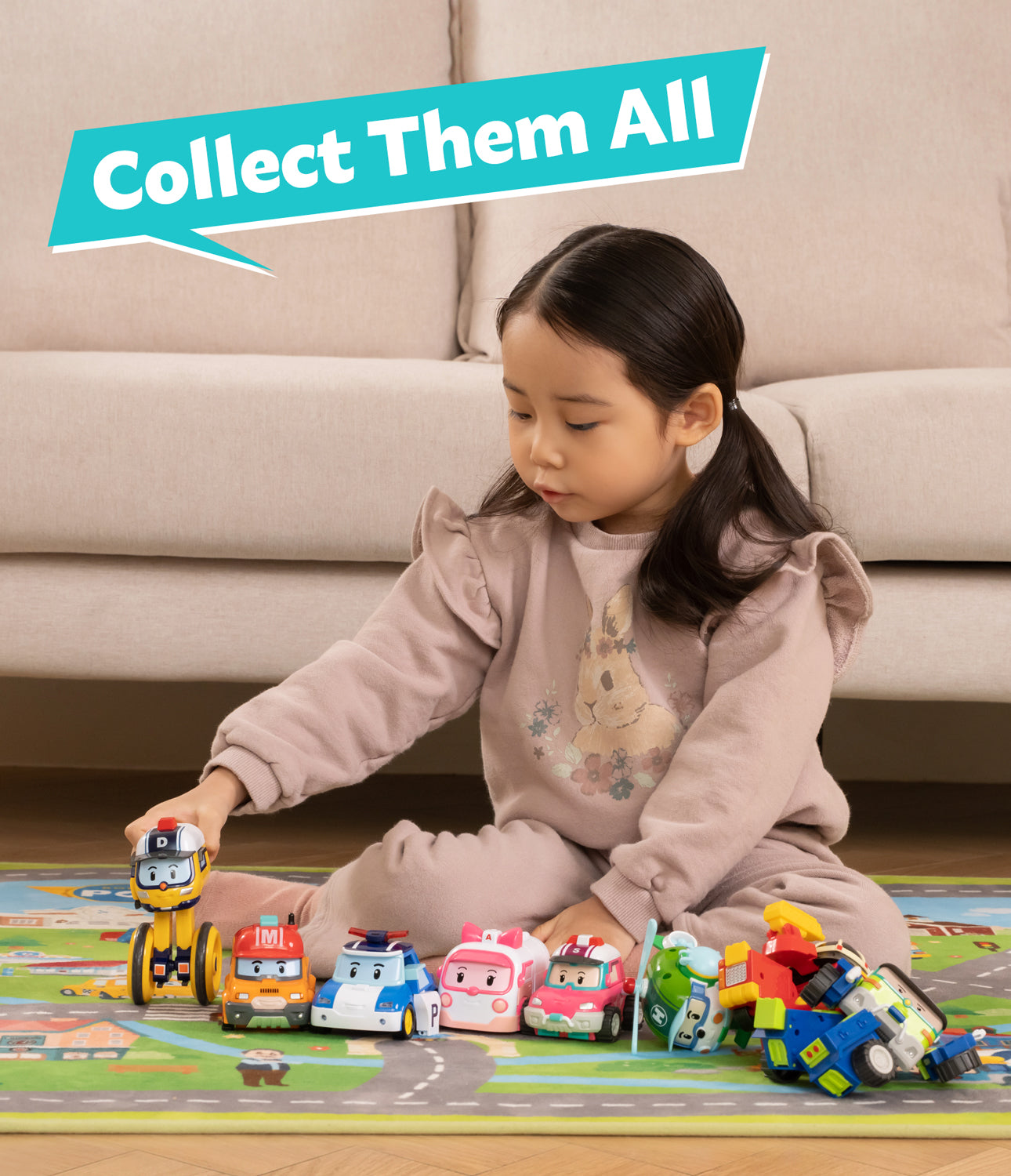 6 Piece 4 Inch Ultimate Bundle – Official Robocar POLI Toys
